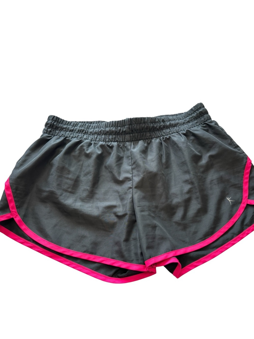 Danskin Charcoal Athletic Shorts with Hot Pink Trim